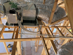 Indoor AC installation